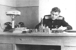 50-е годы Рудзевич В.И. - начальник обл. ГАИ в своем кабинете