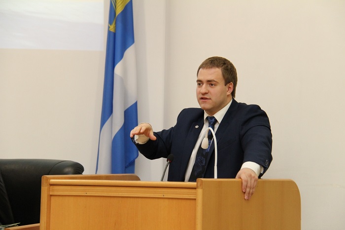 Выступление Ярослава Ильина в Администрации г. Тюмени